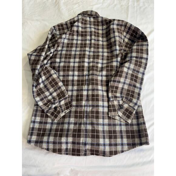 Vintage Sears Plaid Button Down Shirt| Made In The USA - Picture 6 of 9